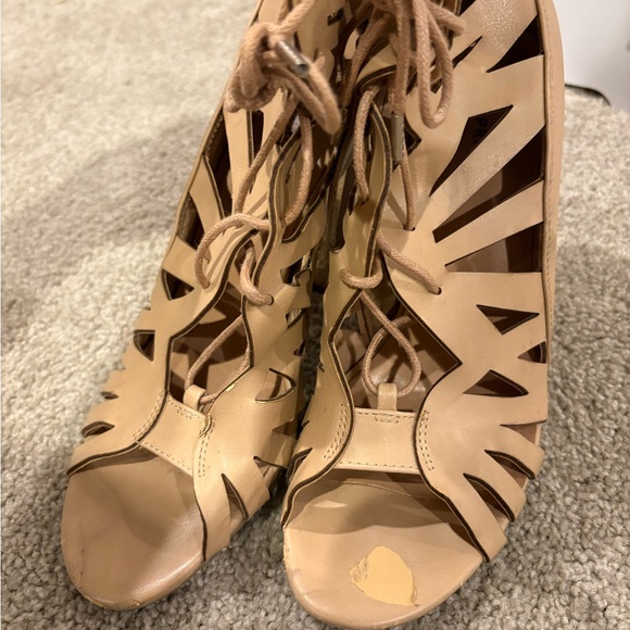 Call It Spring Tan Heels - Picture 2 of 4